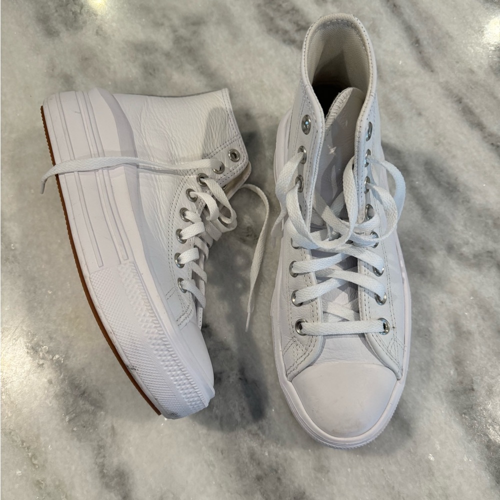 Converse Chuck Taylor All Star Move Platform High Top Sneaker (white) size 8.5
